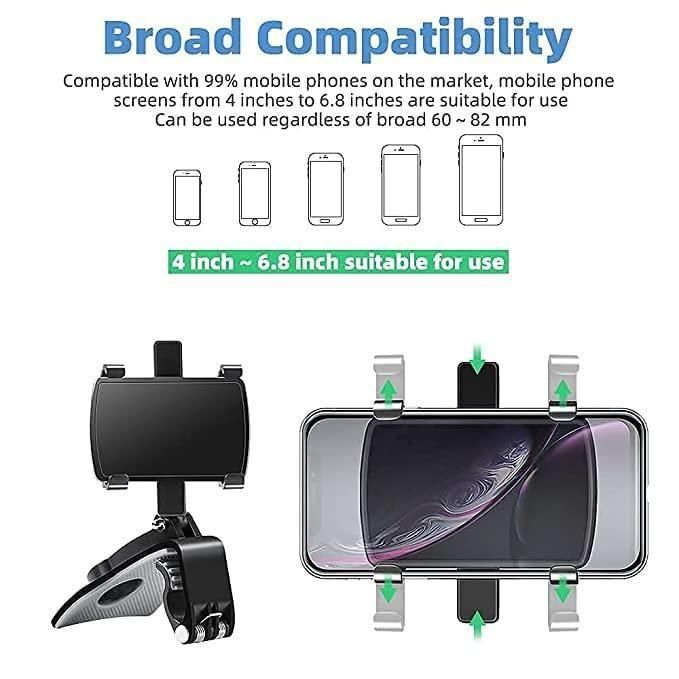 Car Cradle Mobile Phone Holder Mount Stand 360οΏ½ Rotation