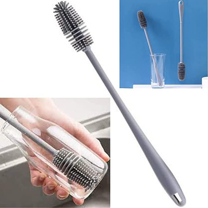 Cleaning Silicone Brush with Long Handle