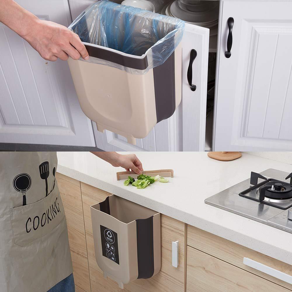 Hanging Collapsible Dustbin Trash Box Organizer