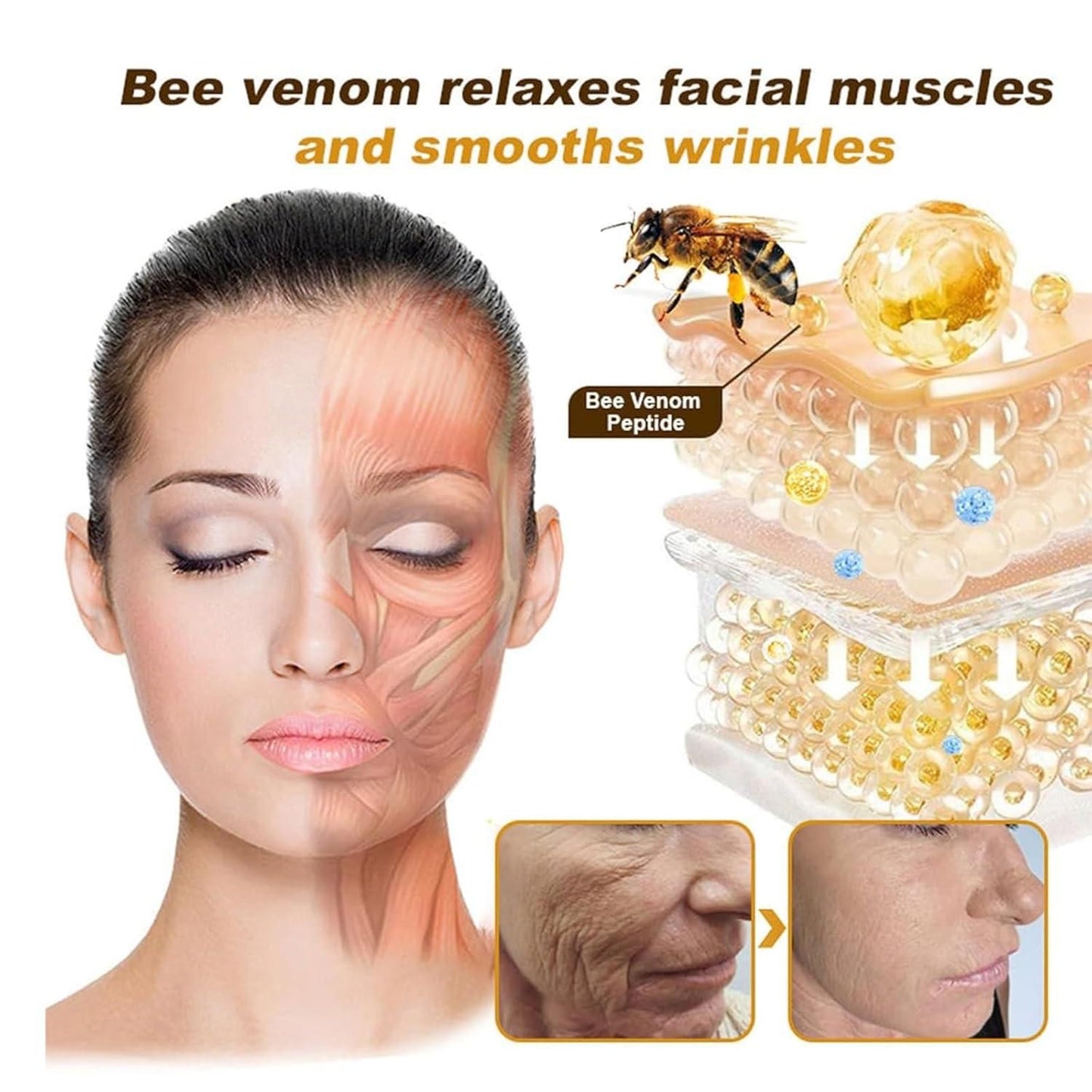 Botox Bee   Venom Wrinkle Repair Cream 20g (Pack of 2)